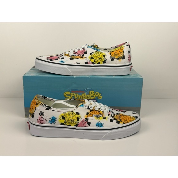 Vans Authentic Spongebob Airbrush Men's Sz 7 / Women's Sz 8.5 VN0A5HZSZAS